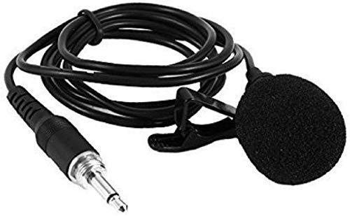Ceuta 3.5 Mm Clip Collar Mike For Voice Recording, Mobile, Pc, Laptop, Android Smartphones, Dslr Camera (Black)