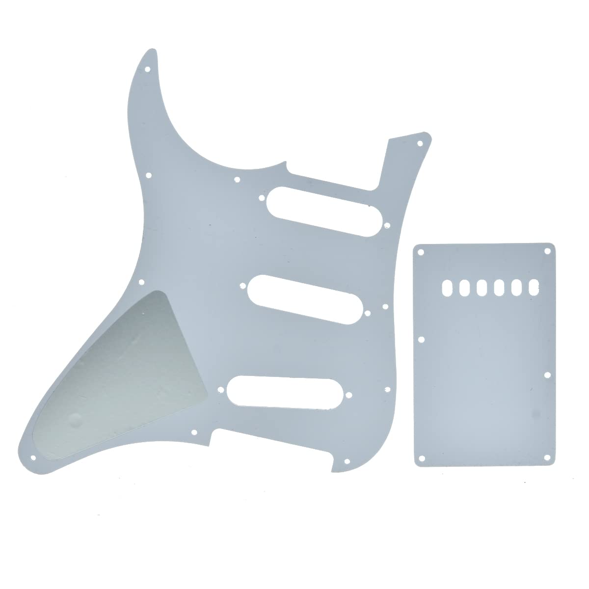 KAISH Guitar SSS Pickguard and Tremolo Trem Cover Back Plate fits Yamaha PACIFICA Guitar White Pearl