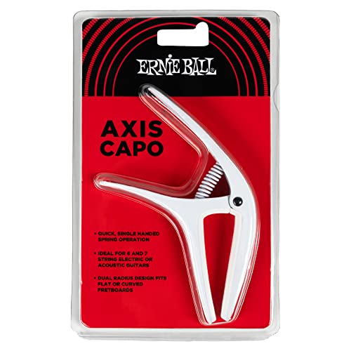 Ernie Ball Axis Reversible 2-in-1 Capo - White