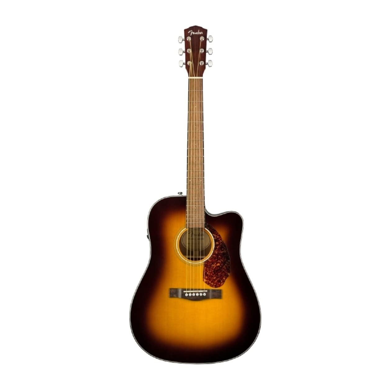 Fender Cd-140Sce Dreadnought Cutaway Acoustic Electric Guitar, With 2-Year Warranty, Fishman Pickup And Preamp System, Sunburst,