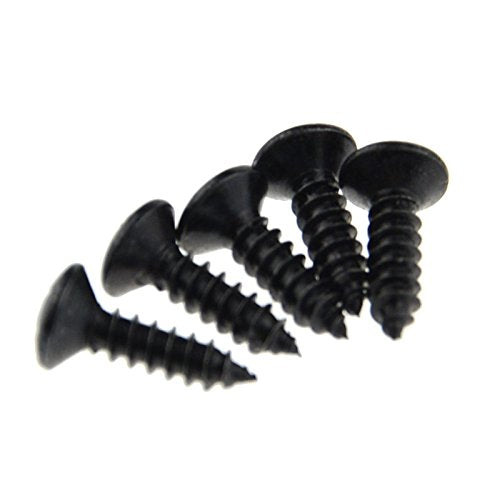 Black Guitar Bass Pickguard Screws for Electric Guitar Pack of 100