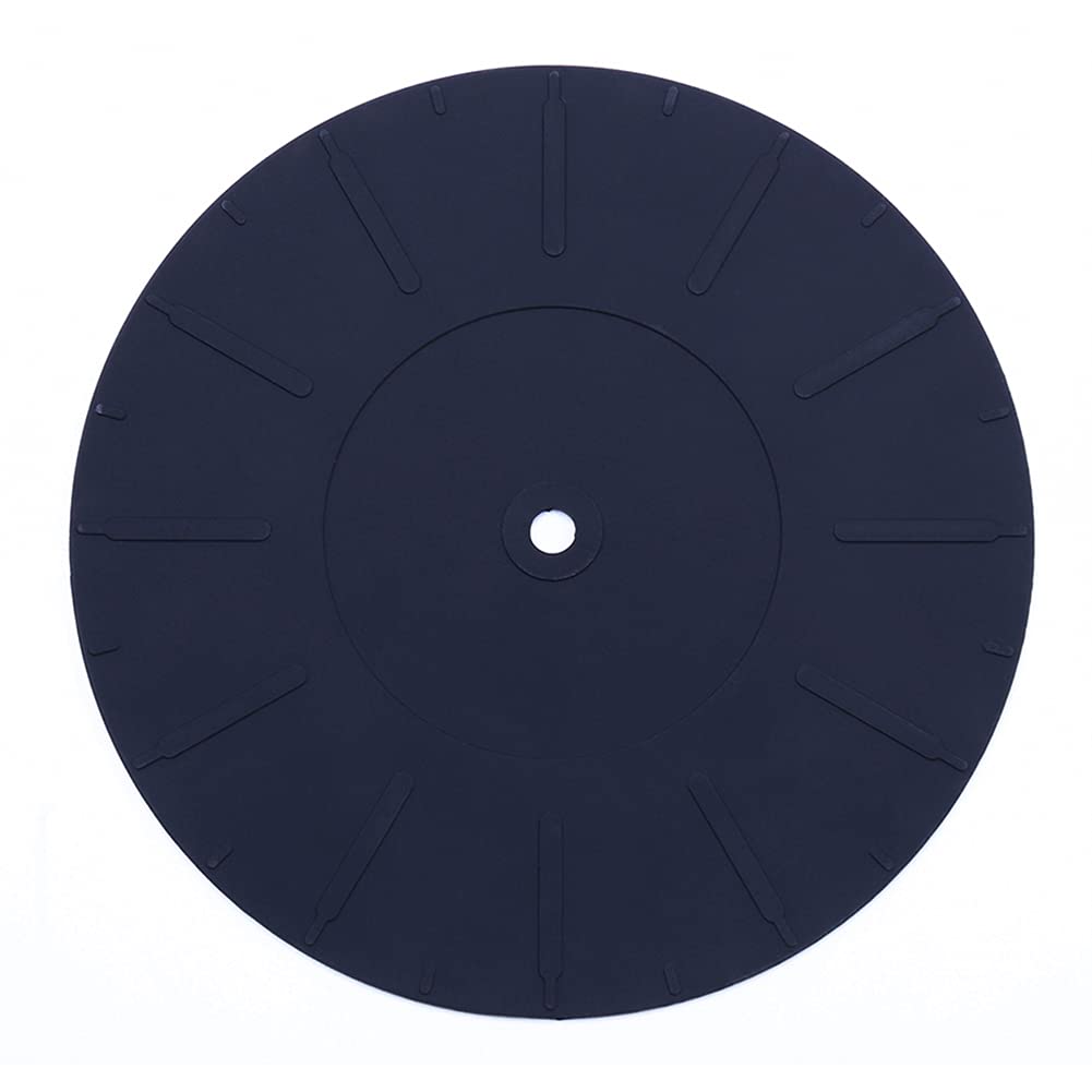 Turntable Platter Mat, 7  Silicone Rubber Slipmat Universal for All Record Suitcase LP Players by Gartopvoiz