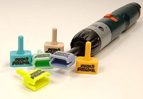 Ducks Deluxe Twin Power String Winder for Guitars & Basses - ABS Plastic - Fits 1/4 '' Hex Screwdriver