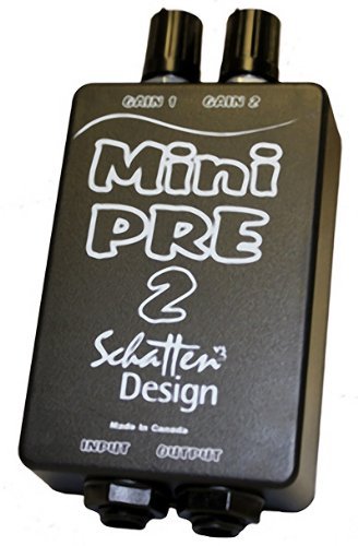 Schatten Mini Pre 2 Dual Channel Belt-Clip Guitar/Instrument Preamp For Mic/Pickup