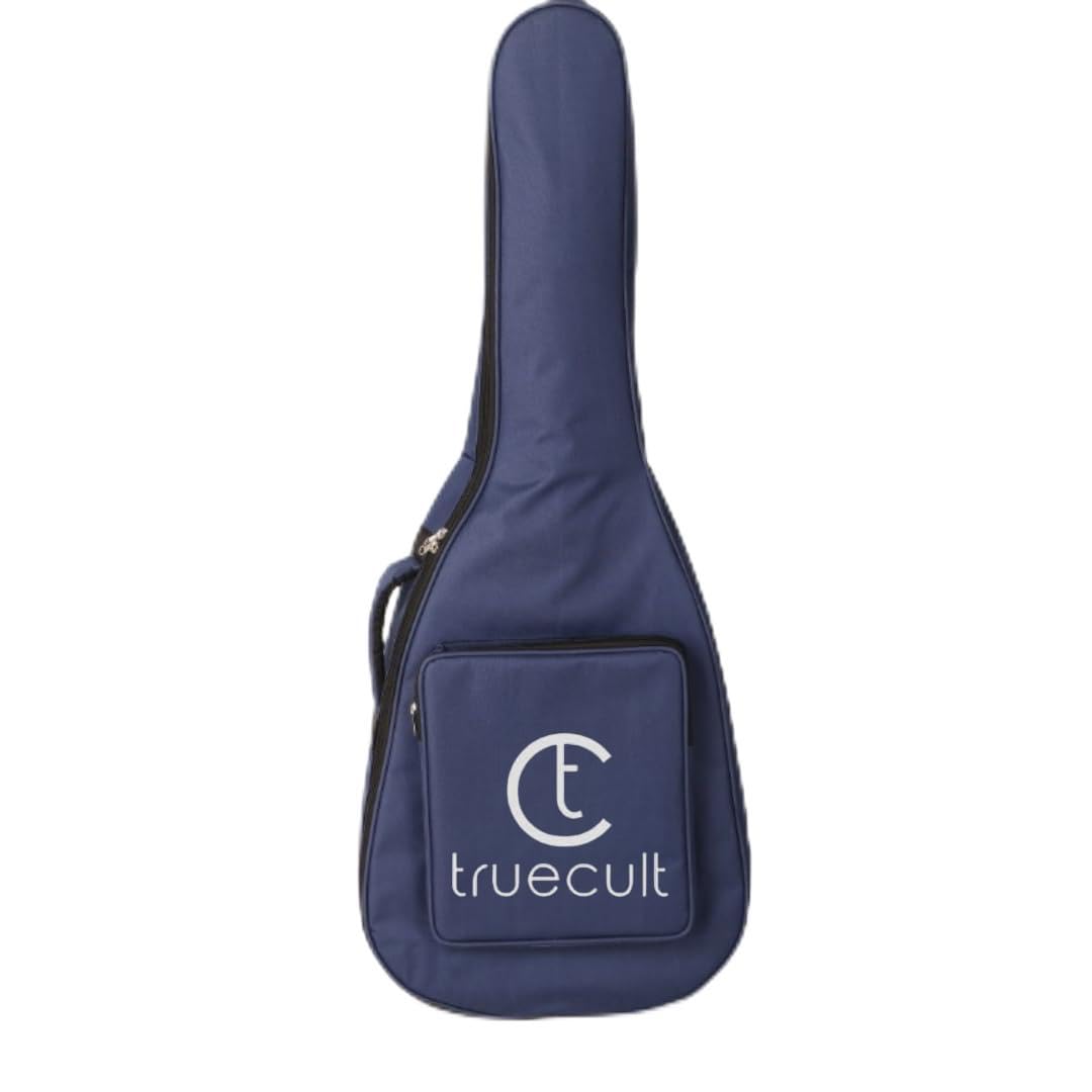 True Cult Acoustic Guitar Bag Compatible With All 38; 39; 40; 41; 42 Inches Guitar (Acoustic Guitar Bag, Navy Blue)