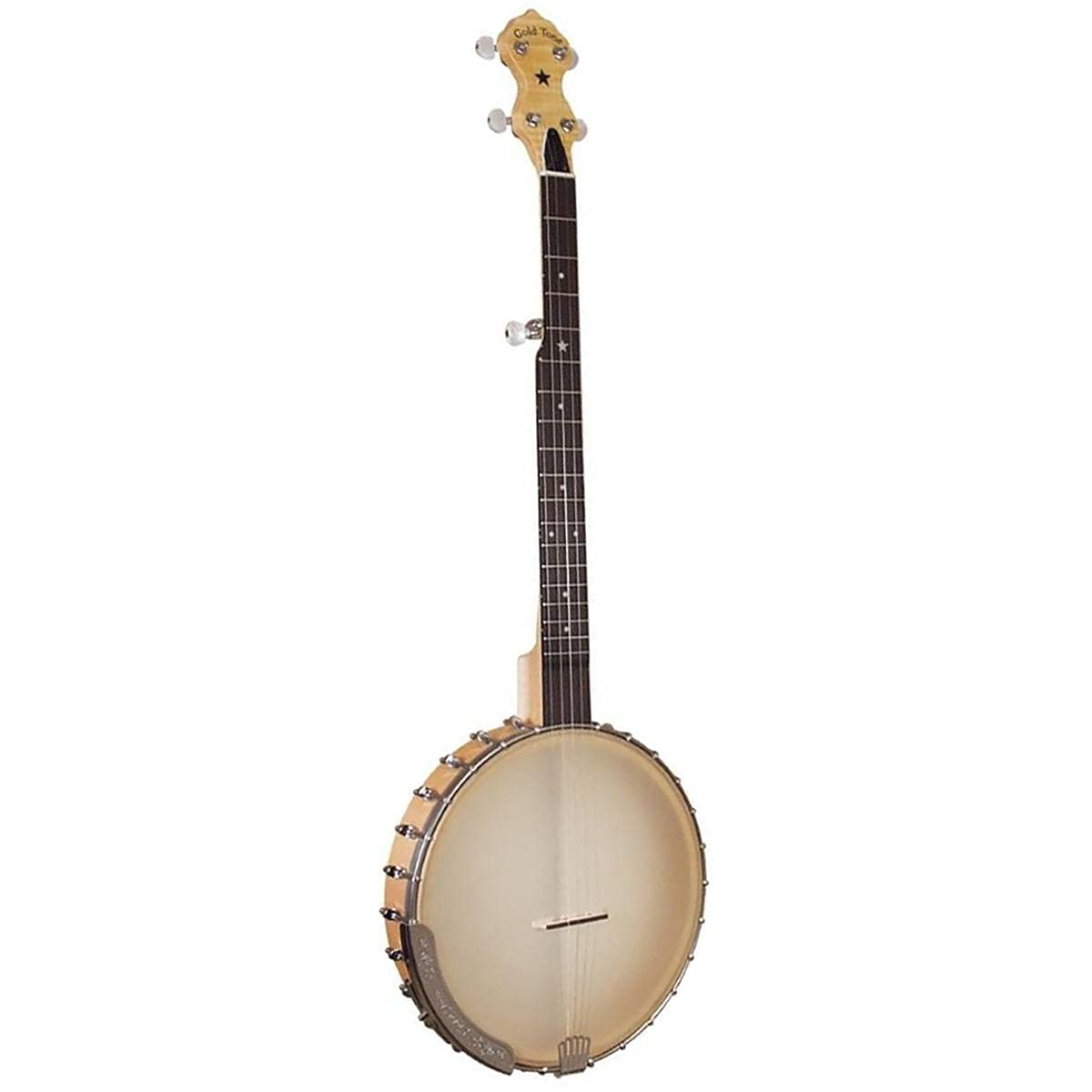 Gold Tone CC-Carlin12: Cripple Creek Bob Carlin Banjo with Gig Bag - 12 Inch Pot w/Scoop Clawhammer Banjo