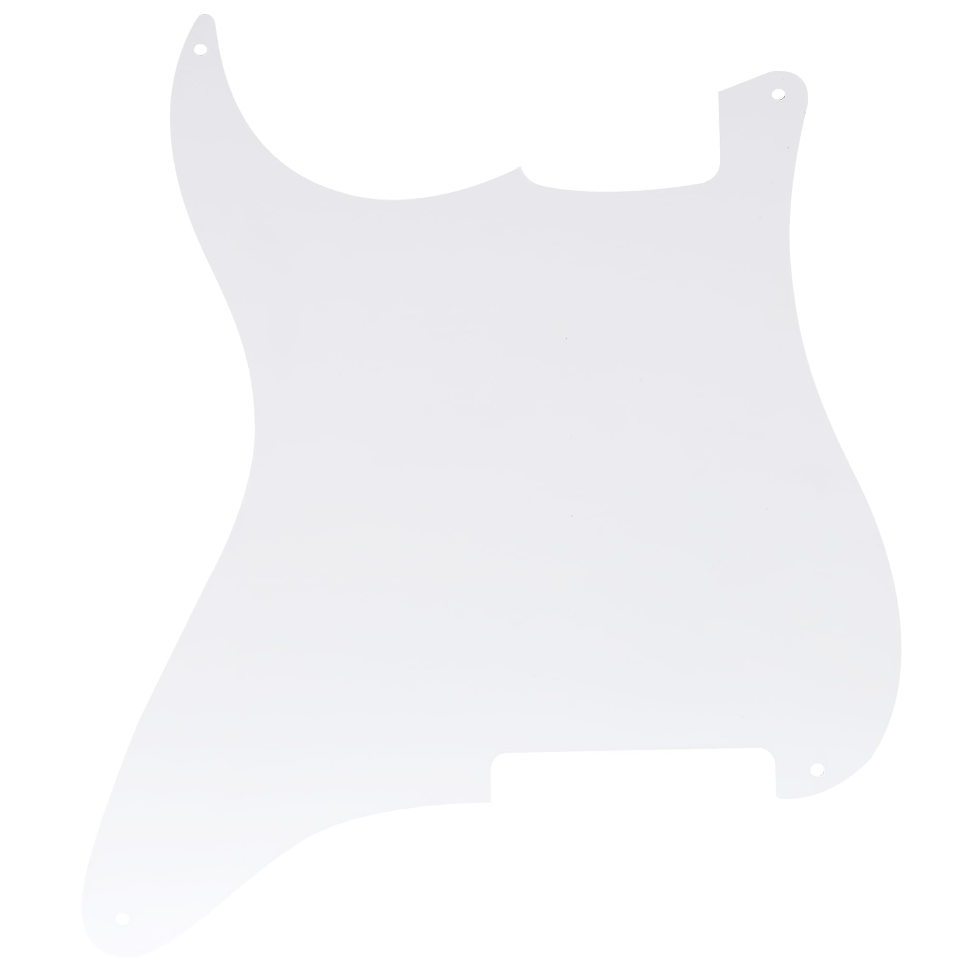 Musiclily 4 Hole Custom Guitar Strat Pickguard Blanks for Stratocaster ST Style Electric Guitar Replacement, 4 Ply Red Tortoise