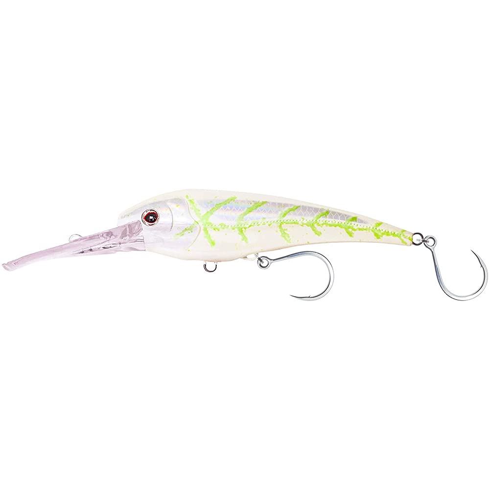 Nomad Design Dtx Minnow Floating  Pat Pending Autotune Technology (Wtg - White Glow, 475 Floating - 28Ft Diver - 125Oz)