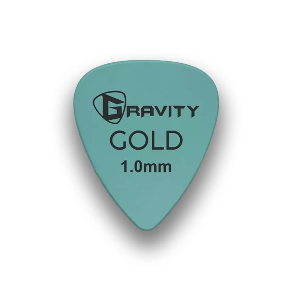 Gravity Gold Series Guitar Picks - Great For Beginners & Professionals - Pack of 4
