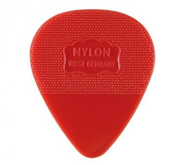 Herdim Guitar Pick Red Medium marked W. Germany