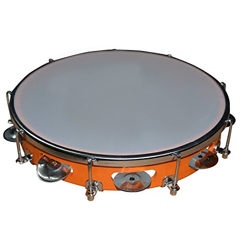 Khanjari Tambourine Hand Percussion Musical Instrument, Set Of 2,