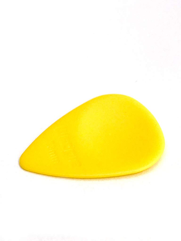 Wedgie WDPP73 0.73mm Wedgie Delrin Pick, 12 Pack, Yellow