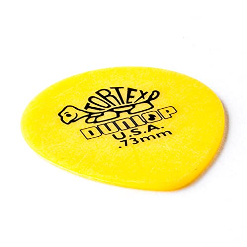 Dunlop 413R.73 Tear Drop, Yellow, .73mm, 72/Bag