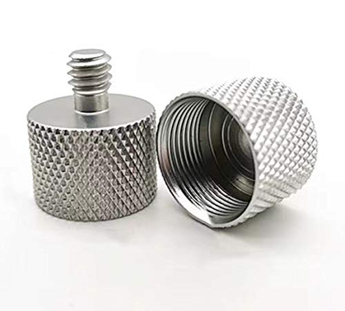 Mxtong Mic Stand Adapter 5/8 To1/4 Microphone Tripod Screw Adapter Conversion Connector Screw Adapter From Camera Monitor To Mic