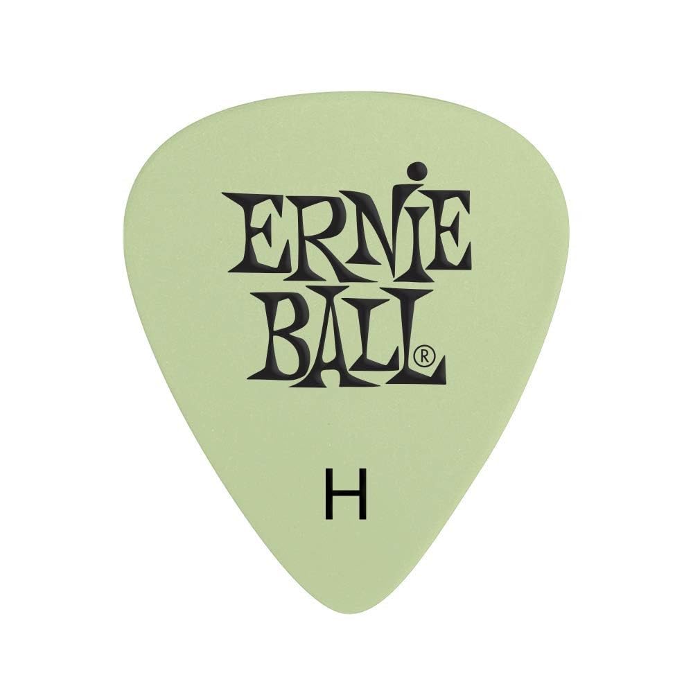 Ernie Ball Guitar Picks, Heavy, Super Glow, 12-Pack (P09226)