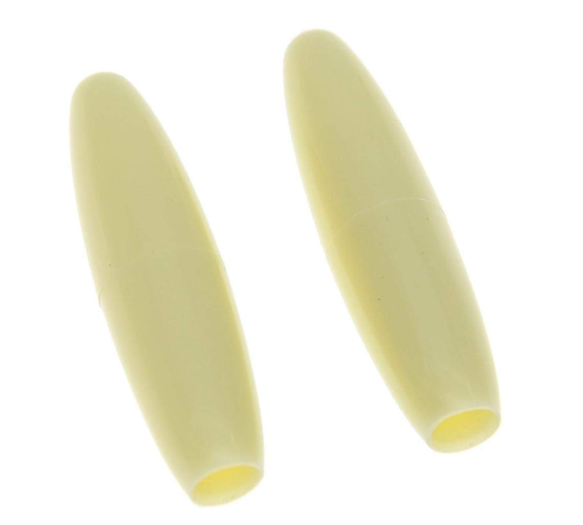 KAISH 2pcs Cream 5mm ST Strat Guitar Tremolo Trem Arm Tip Whammy Bar Cap for Stratocaster