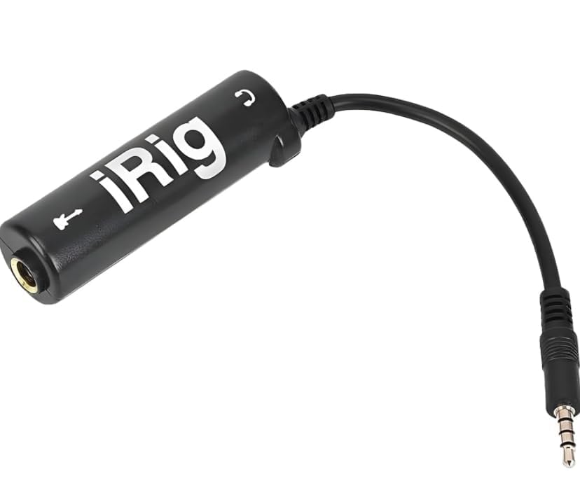 Luteti Guitar Interface I-Rig Converter Replacement Guitar For Phone Guitar Audio Interface Phone Tuner Attractive Design