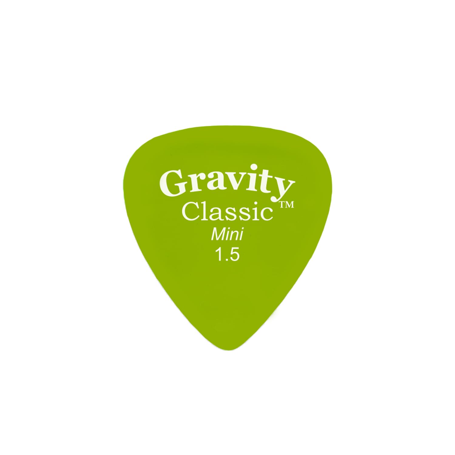 Gravity Picks Classic Guitar Pick - 1.5Mm Fluorescent Green- Polished
