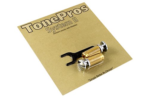 Tonepros Msprs-1 Metric Studs/Anchors(2) Chrome Allparts Tp-0458-010