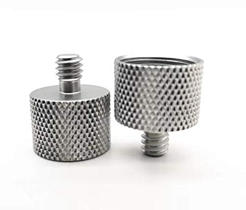 MxTong Mic Stand Adapter 5/8 to1/4 Microphone Tripod Screw Adapter Conversion Connector Screw Adapter from Camera Monitor to Mic