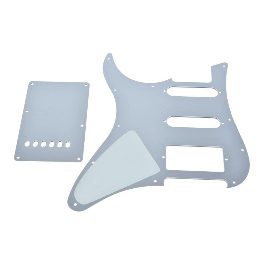 KAISH Guitar HSS Pickguard and Tremolo Trem Cover Back Plate fits Yamaha PACIFICA Guitar Dark Tortoise