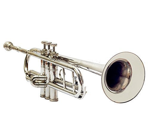 Sai Musical Brass Tb-0001 Trumpet Chrome Color - A Cornet Pocket Free Box