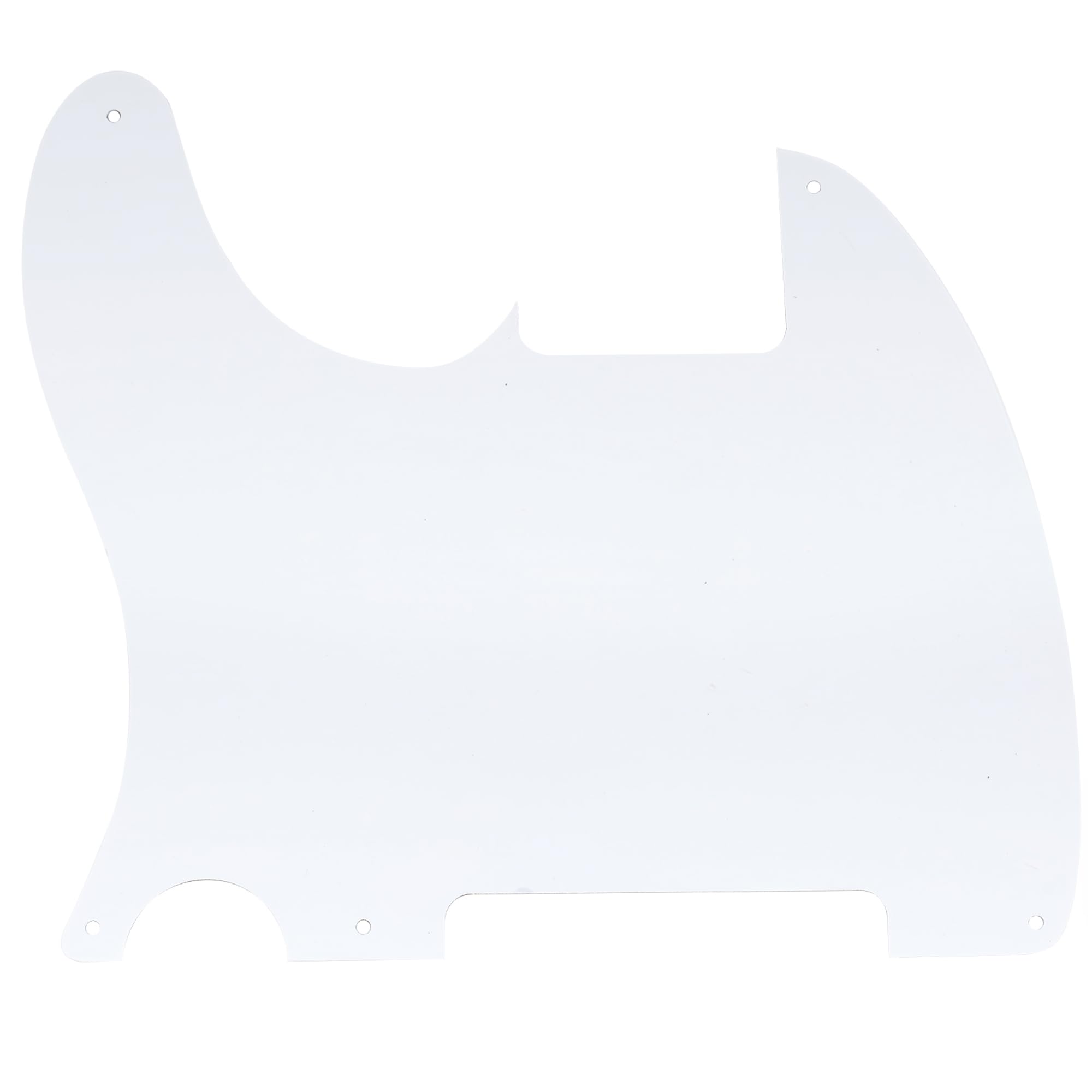 Musiclily 5 Hole Vintage Tele Guitar Pickguard Blank Scratch Plate fits USA/Mexican Fender Telecaster Esquire, 4Ply Tortoise She