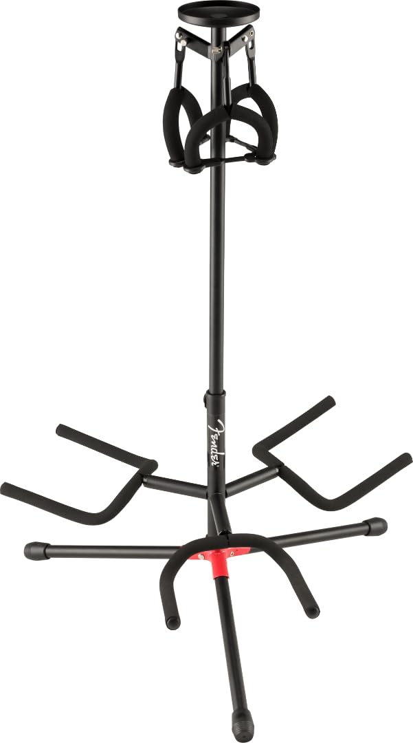 Fender Adjustable Triple Cradle Guitar Stand, Collapsible