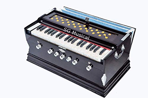 Sg Musical - 7 Stopper 39 Bass Male Harmonium - Octave -2 Reeds