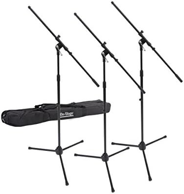3 Euroboom Mic Stands W/Bag