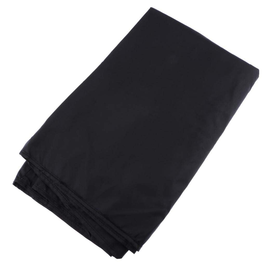 Velura Black 6.56X8.2Ft Drum Set Water-Resistant Dust Cover With Weighted Corners|1 Piece Drum Set Dust Cover|Other Percussion P