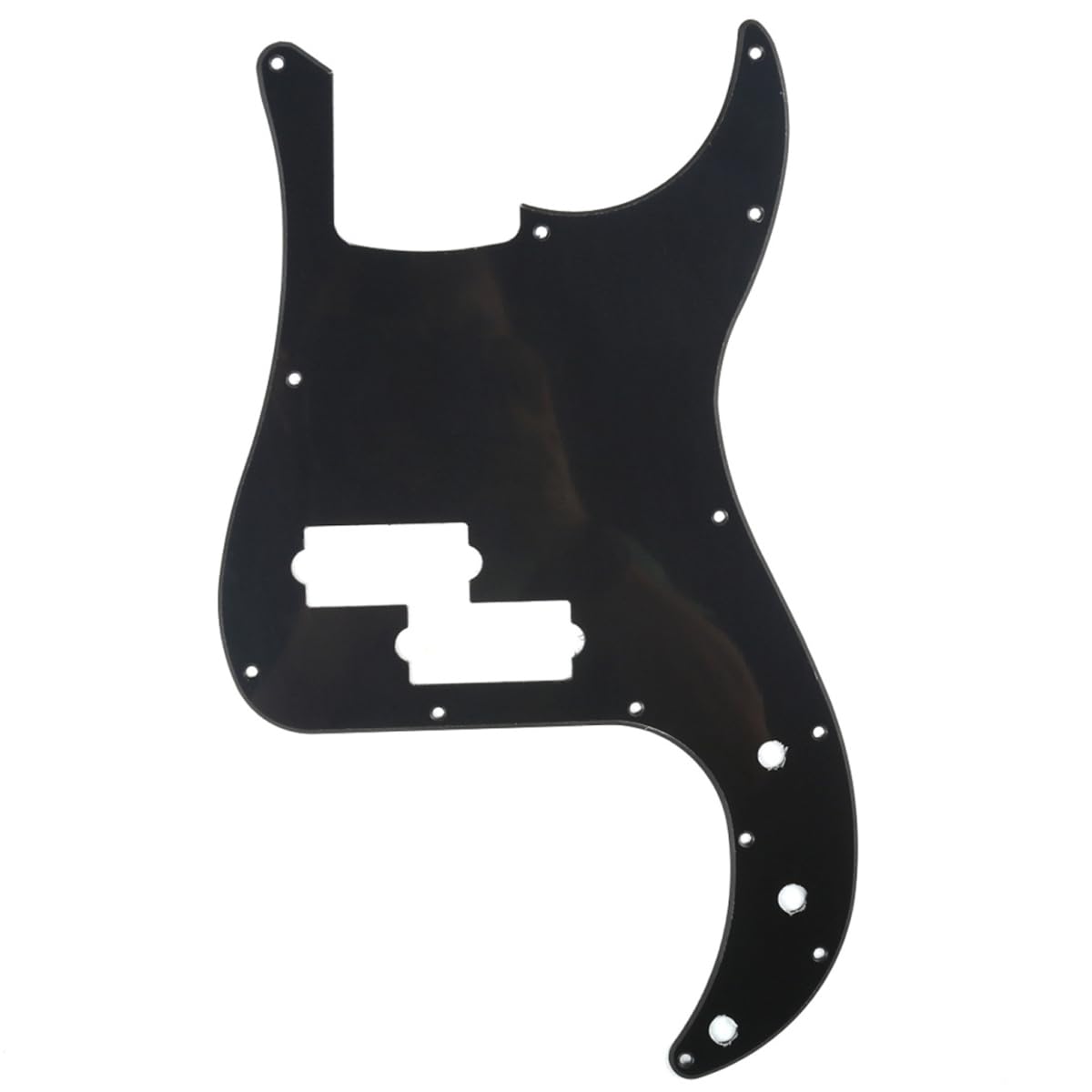 Musiclily 13 Hole Precision Bass Pickguard P Bass Scratch Plate Fits 4 String American USA/Mexican Fender Precision Bass Guitar,
