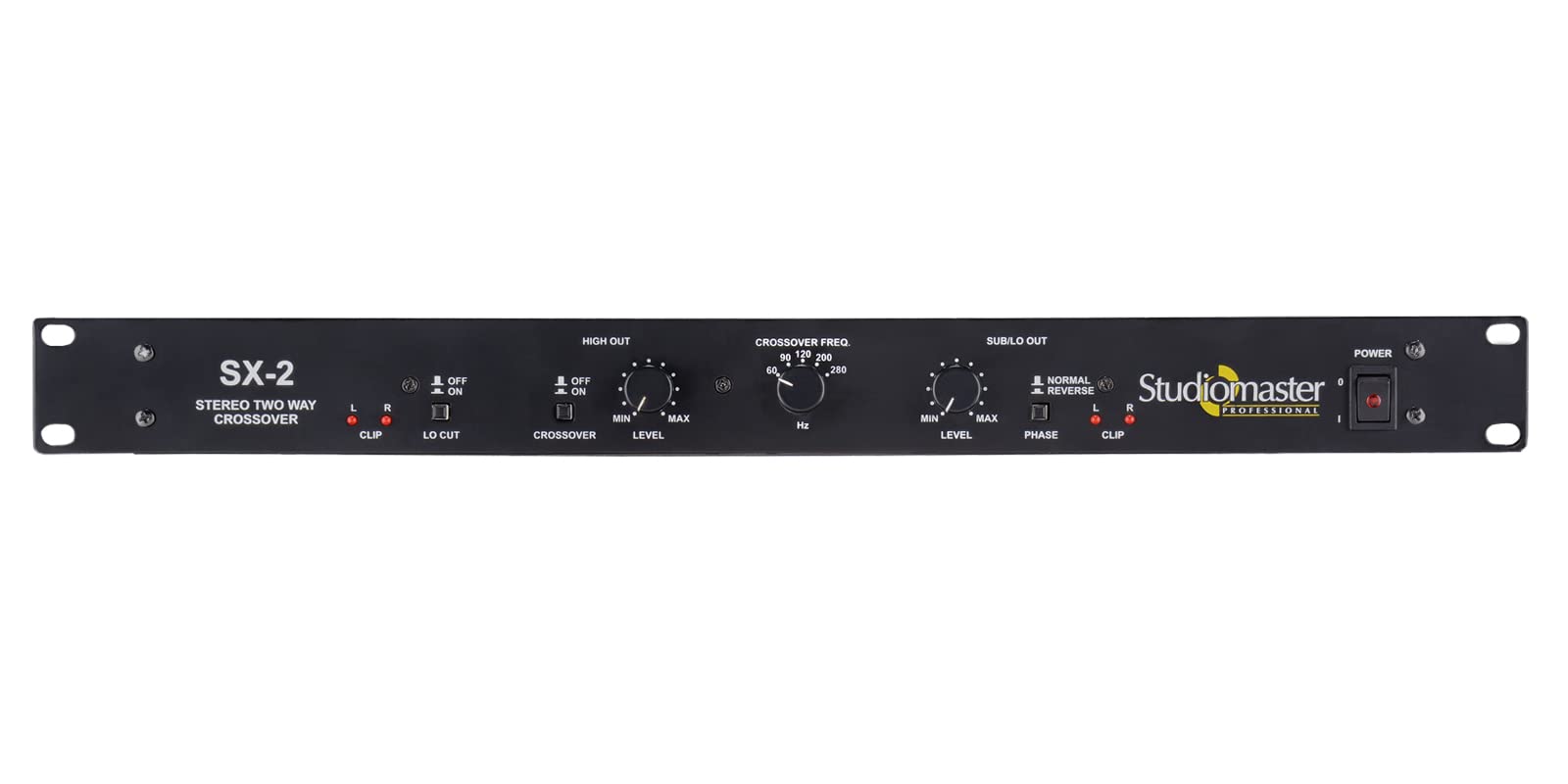 Studiomaster Sx-2 Two Way Stereo Active Crossover.