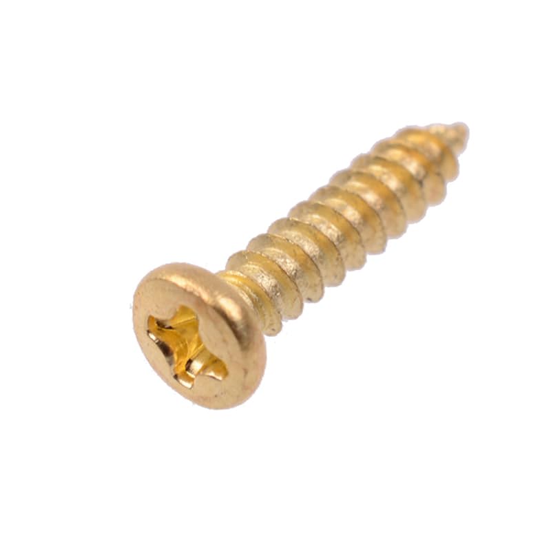 SAPHUE 50pcs Acoustic Electric Guitar Tuning Pegs ScrewsTuner Screws,Bass Guitar Machine Heads Mounting Screws for Electric/Acou