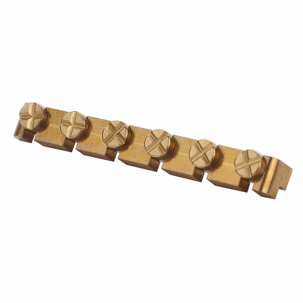 42mm Guitar Nut - Height Adjustable Brass Nuts for Strat Tele ST TL Guitar Gold