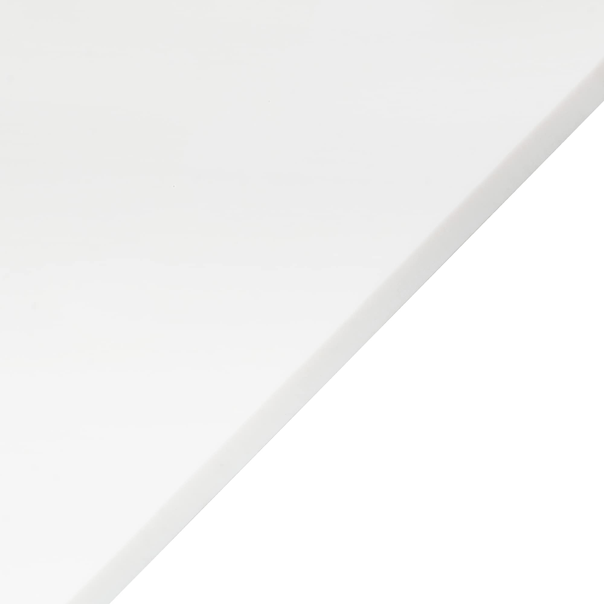 Musiclily 5 Hole Esquire Pickguard Tele Pick Guard Blank Custom for Fender USA/Mexican Telecaster Modern Style,1ply White