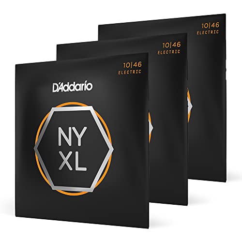 Daddario Guitar Strings - Nyxl Electric Guitar Strings - Nyxl1046-3P - Unrivaled Strength, Tuning Stability, Enhanced Mid-Range