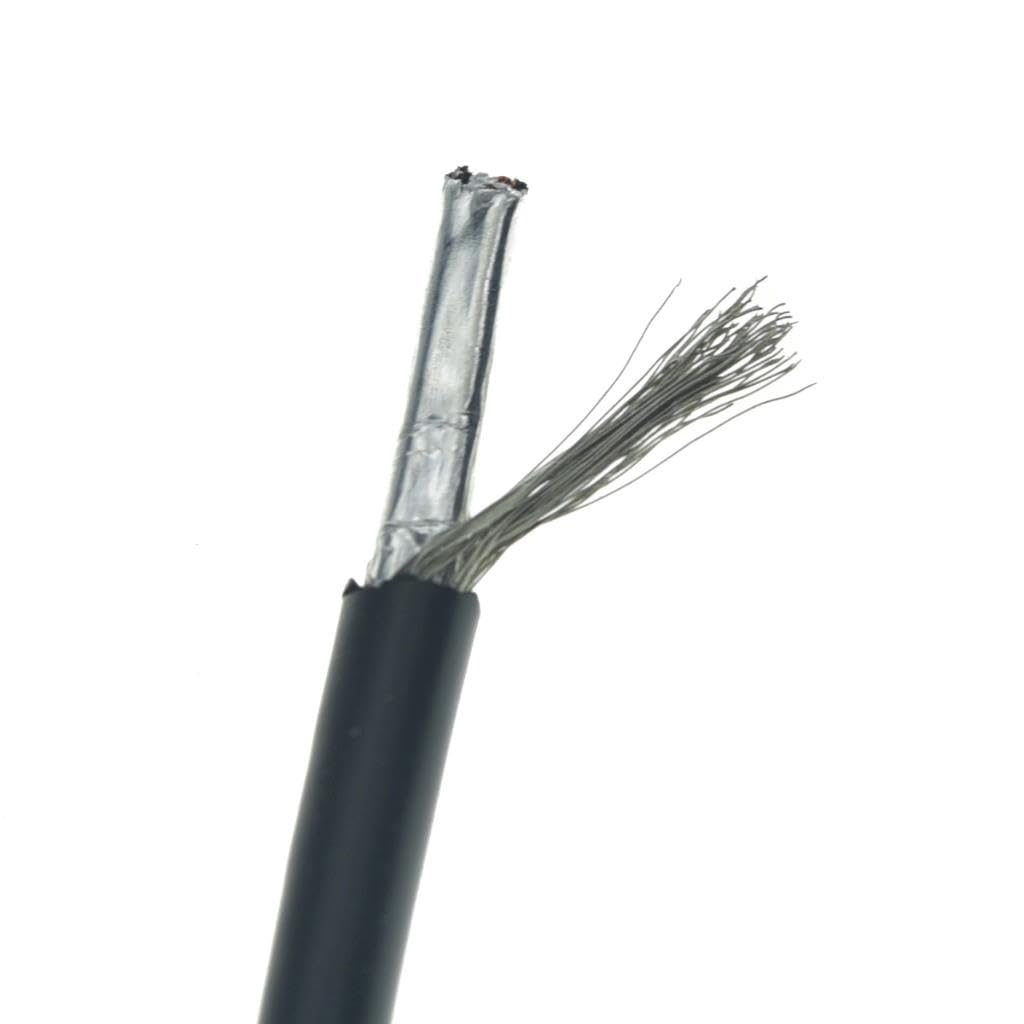 KAISH 2 Conductor 24AWG Foil Shielded Electric Guitar Pickup Wiring Wire Guitar Circuit Cable Hookup Wire 3 ft