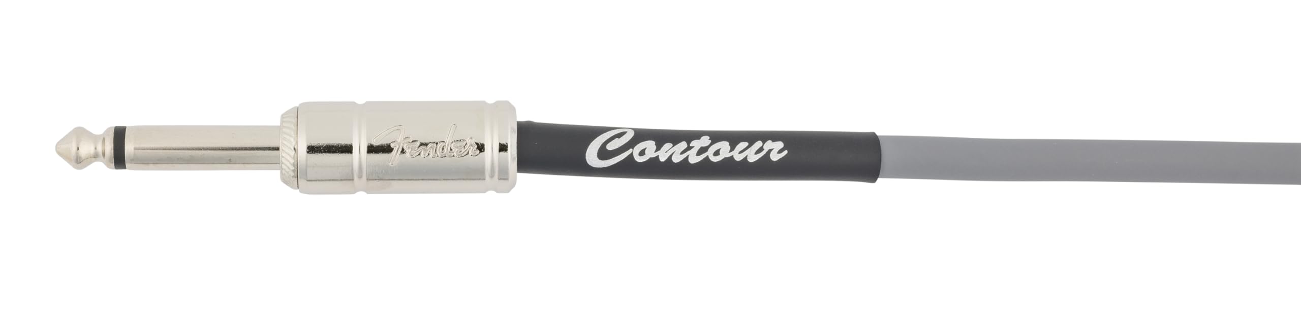 Fender Contour Instrument Cable, Guitar Cable, Guitar Accessories, Straight/Straight, Inca Silver, 10 ft