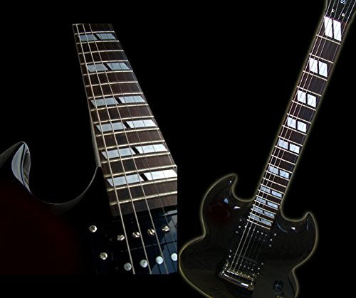 Fretboard Markers Inlay Stickers Decals for Guitars & Bass - Double-Parallelograms 175 Style