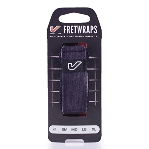 Gruv Gear Fretwraps Wood 'Ebony' String Muter 1-Pack (Small) (Fw-1Pk-Drk-Sm)