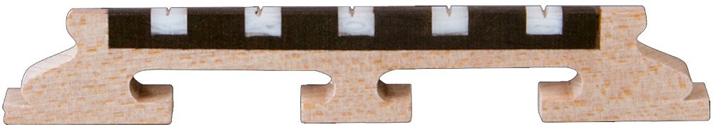 Golden Gate GB-3 Deluxe 5-String Banjo Bridge - 1/2