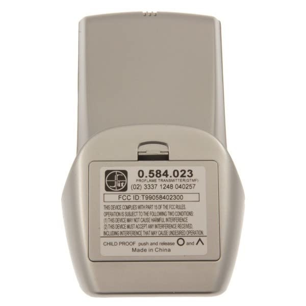 Sit Controls by Allparts Equipment 0.584.023 Proflame Transmitter GTMF Series Gray