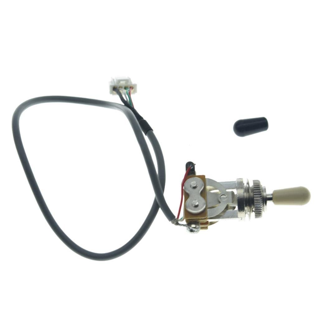 Guitar Prewired Wiring Harness Humbucker Solderless Wiring Harness 2V2T with 500K Pots and 3 Way Toggle Switch For LP Les Paul S