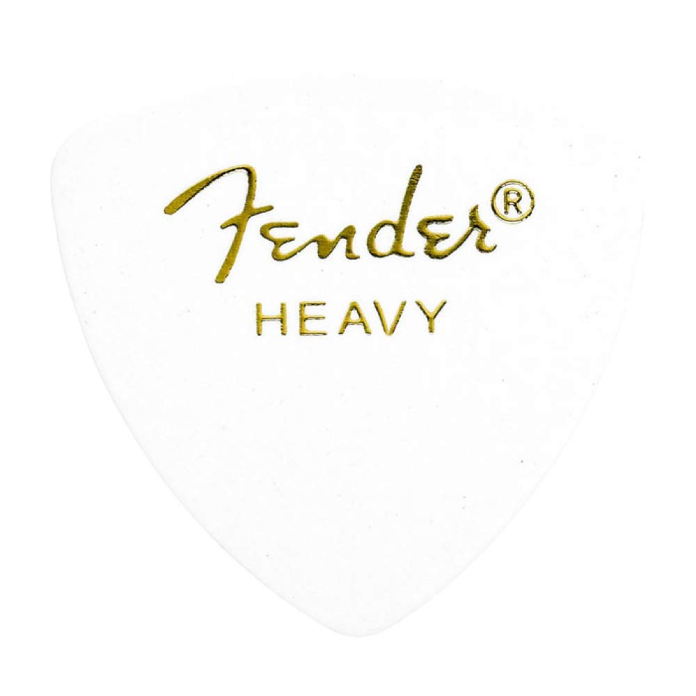Fender 346 Heavy Guitar Picks White (12)