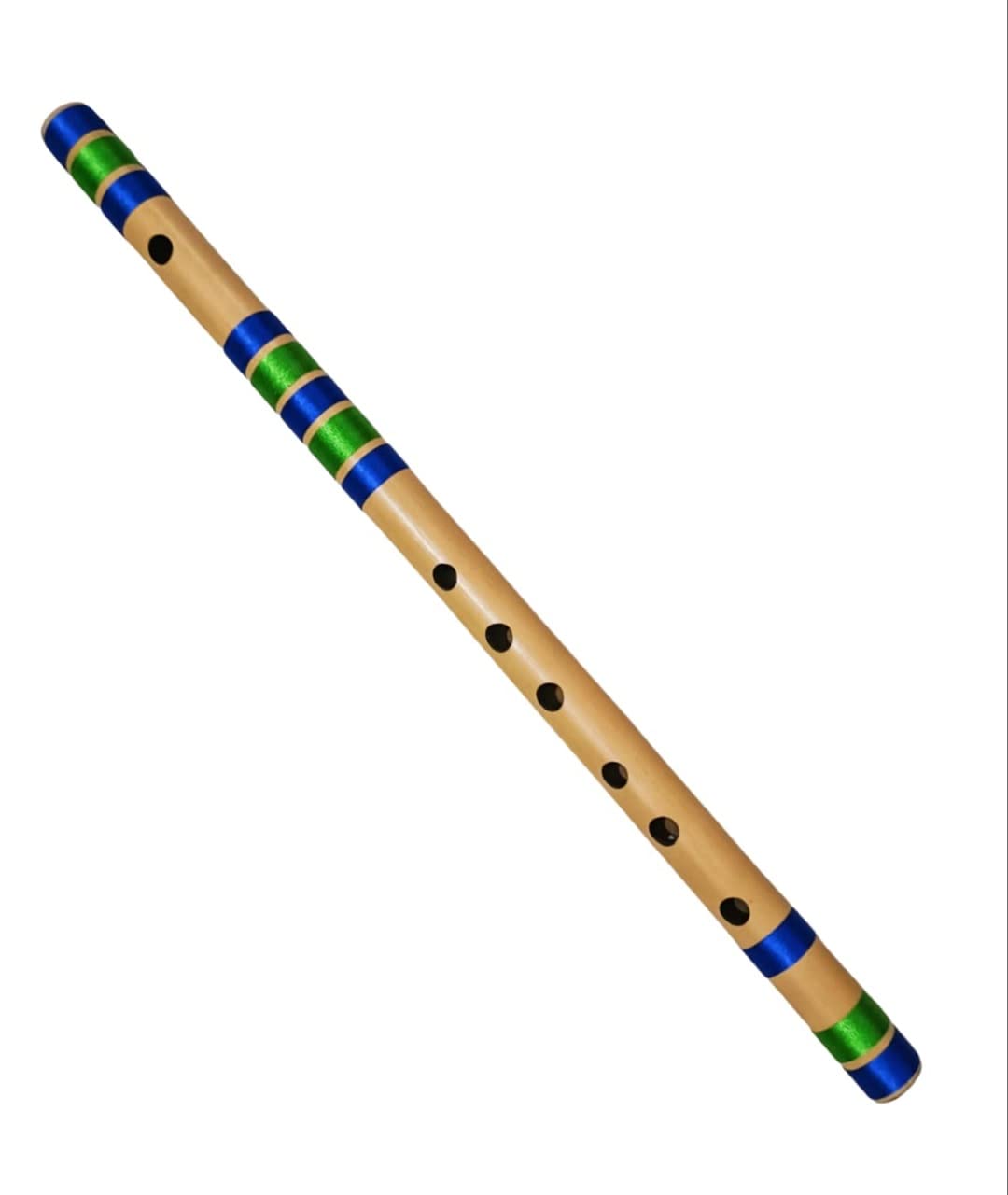 Ibda Flutes C Scale Natural Professional/Learner/Beginner Bamboo Bansuri Flute 19 Inches