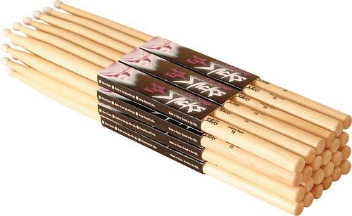 Maple Drum Sticks (2B, Wood Tip, 12pr)