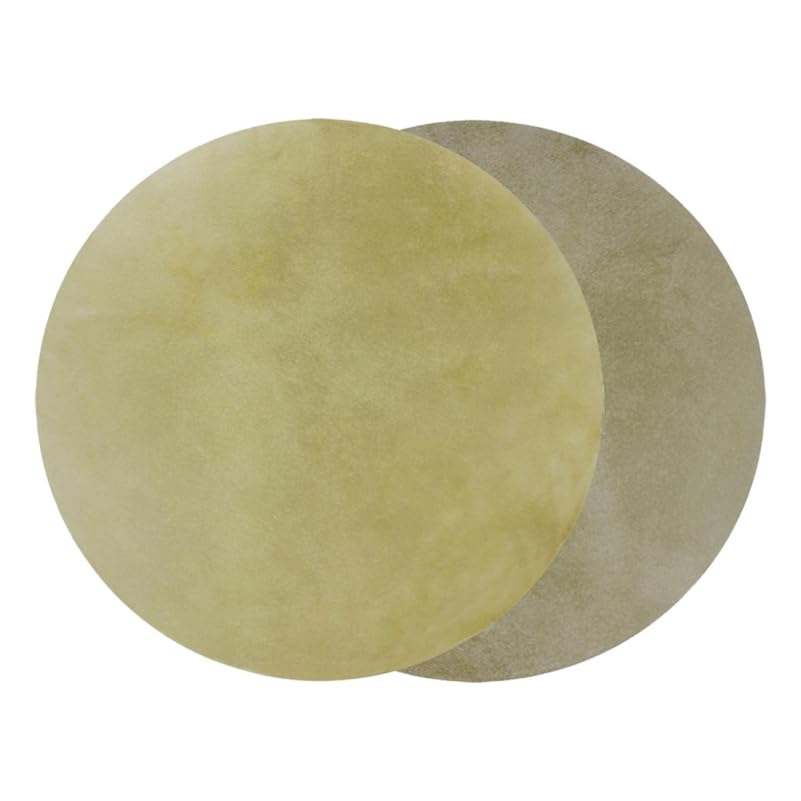 Safigle 2Pcs Drum Skin African Drum Musical Instrument Accessories Leather Percussion Parts Drum Leathers Doumbek Goatskin Drum 