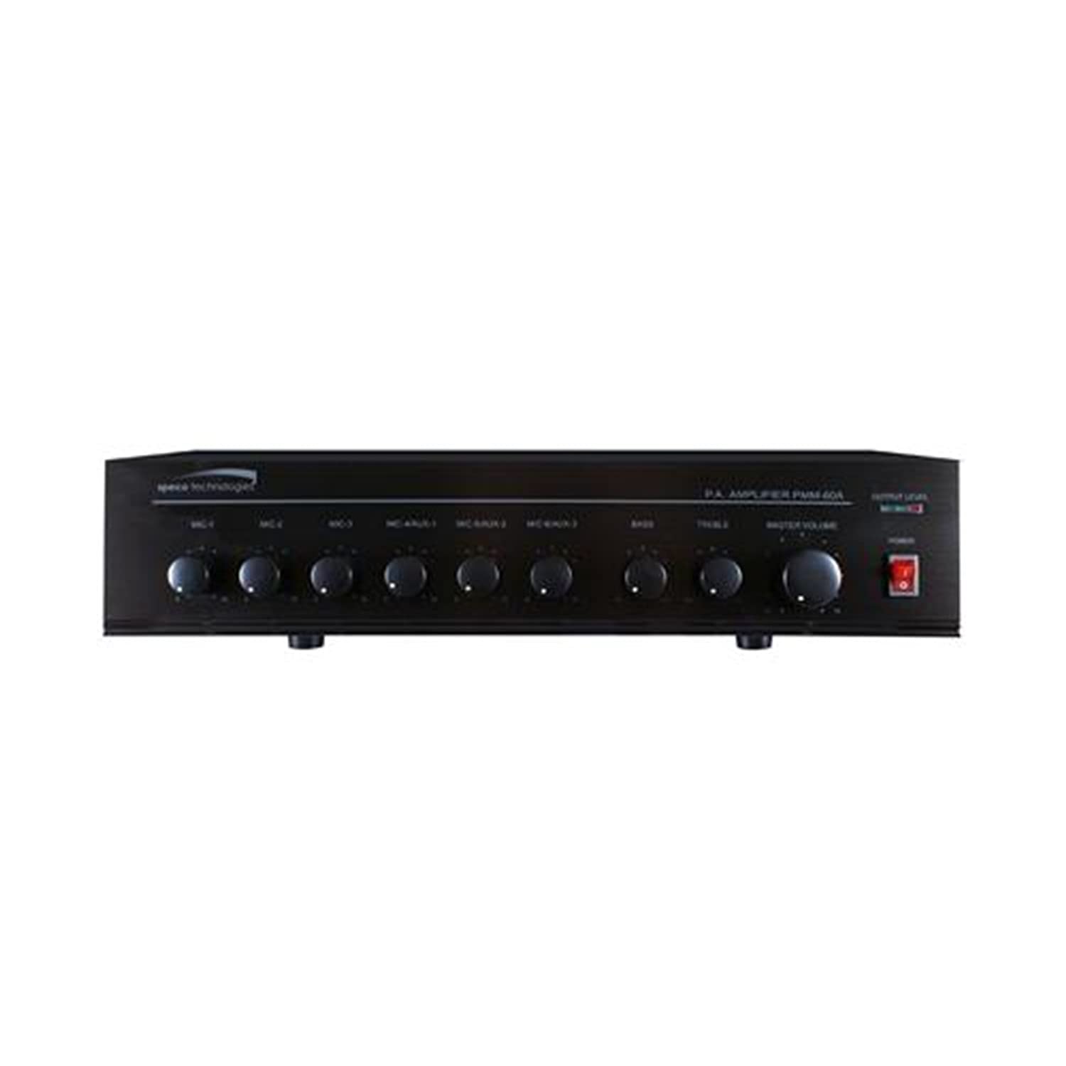 Speco-120W Pa Mixer Power Amplifier W/ 6 Input