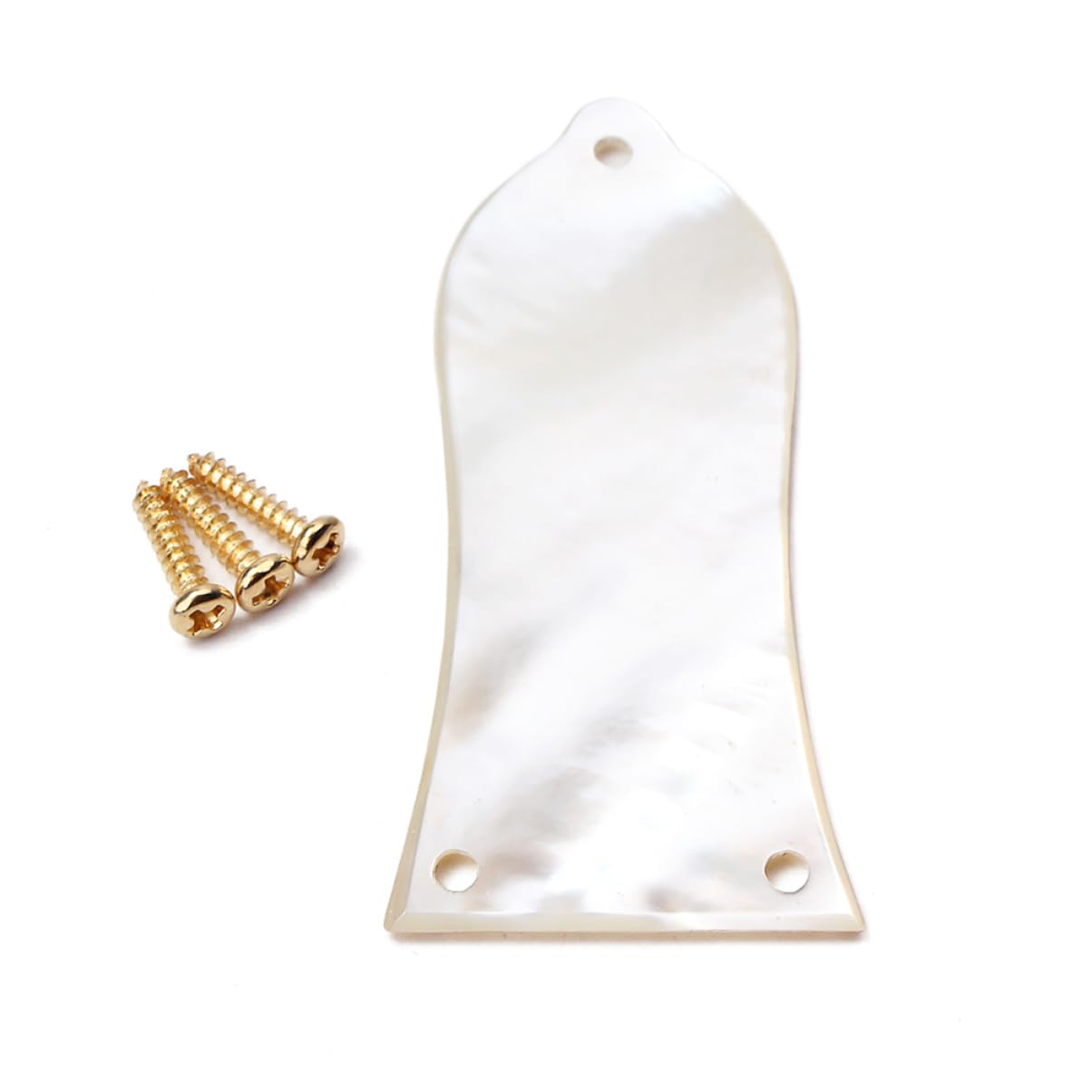 SUPVOX white Truss Rod Cover Screws 3 Holes Truss Rod Cover Shel Truss Rod Cover Electric Guitar Truss Rod Cover core rebar